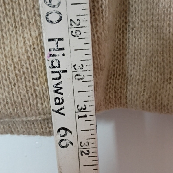 Hilda Ltd Tan Wool Blazer Coat Women’s Large Pure Laine Vierge Classic - Picture 4 of 9